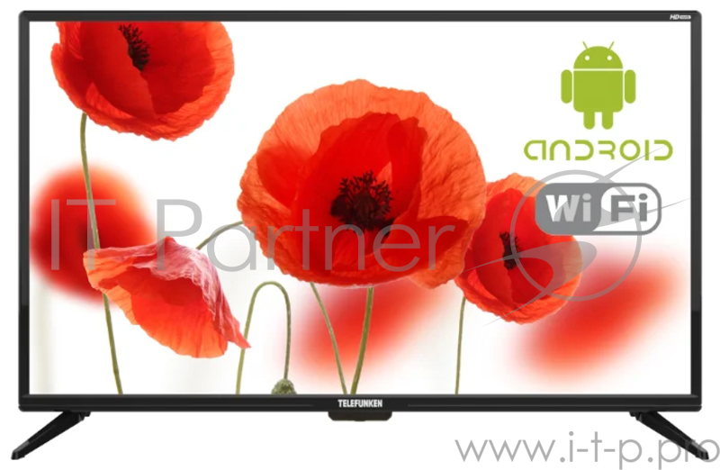 Телевизор Telefunken TF-LED32S87T2S черный/HD READY/50Hz/DVB-T/DVB-T2/DVB-C/ TV (RUS)