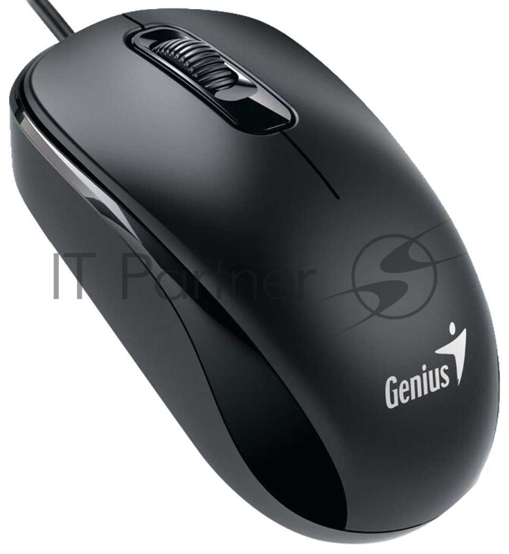 Оптическая мышь Genius DX-110, 2кн.+скр., черный (USB)