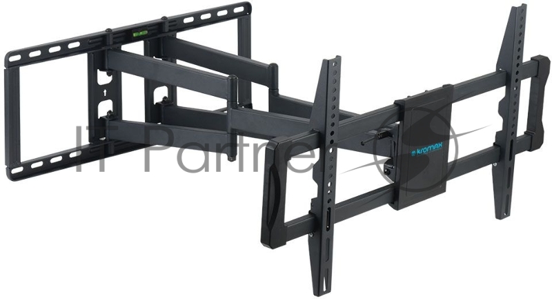 Кронштейн для телевизора Kromax ATLANTIS-70 черный 32-75 макс.101кг настенный поворотно-выдвижной и наклонный