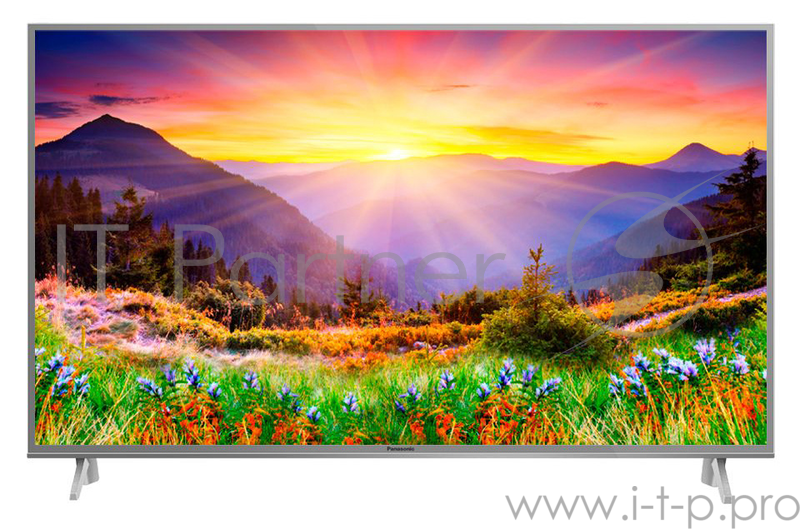 Телевизор PANASONIC TX-49FXR610-T2-UHD-Smart LED- телевизор, 4K, 3840х2160, , Smart, DVB-T MPEG4,DVB-T2, DVB-C MPEG4, мощность 20 Вт (2х10 Вт), MP3, WMA, MPEG4, MKV, JPEG, SCART, VGA, HDMI x3, USB, оптический, Wi-Fi серебристый