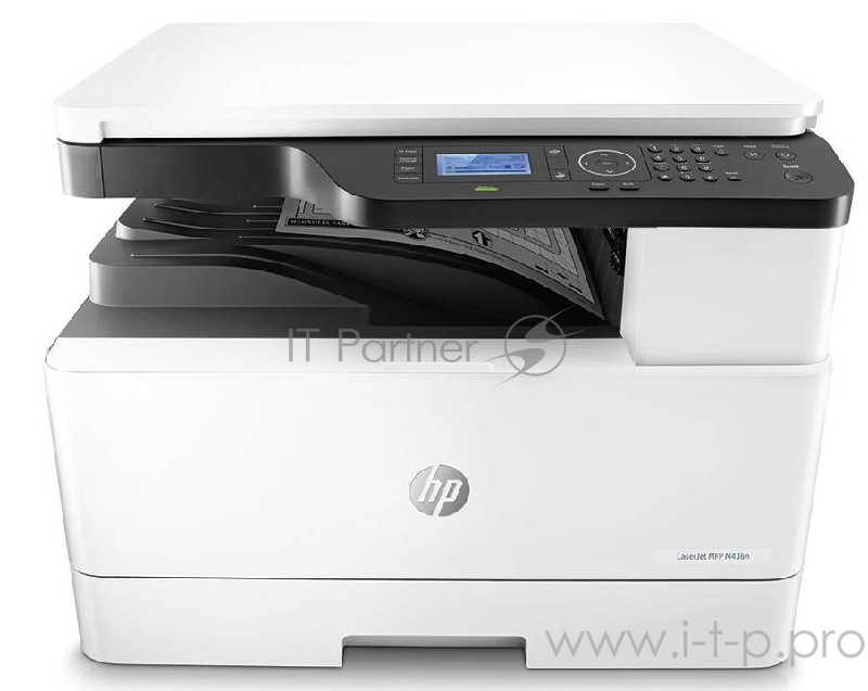 МФУ HP LaserJet MFP M436n A3, лазерный, принтер + сканер + копир, ЖК, бело-черный (USB2.0)