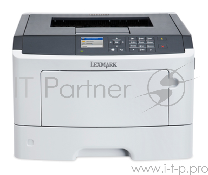 Лазерный принтер Lexmark MS510dn A4, 1200x1200dpi, бело-серый (USB2.0, LAN)