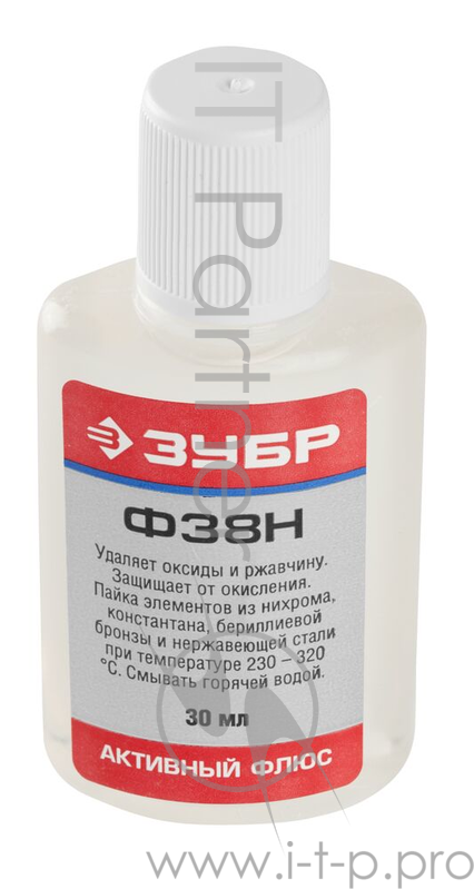 Флюс ЗУБР 55495-030 Ф38Н пластиковый флакон 30мл
