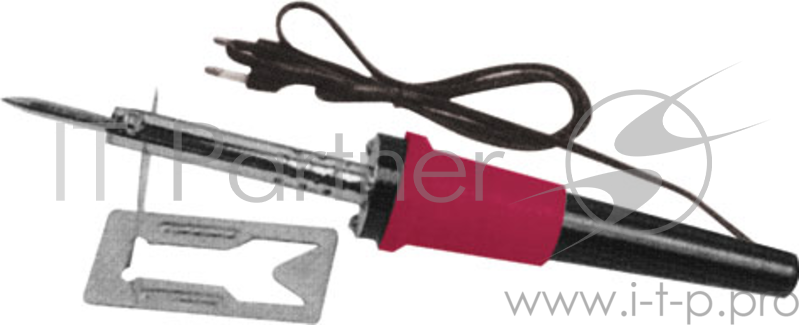 Паяльник КУРС 60482 220V 60Вт медное жало (игольчатое и скошенное) 4.8мм пластик.ручка