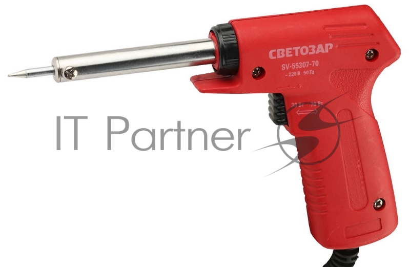 Паяльник STAYER 55307-70 master с пистолетной пластмассовой рукояткой 30 - 70Вт конус