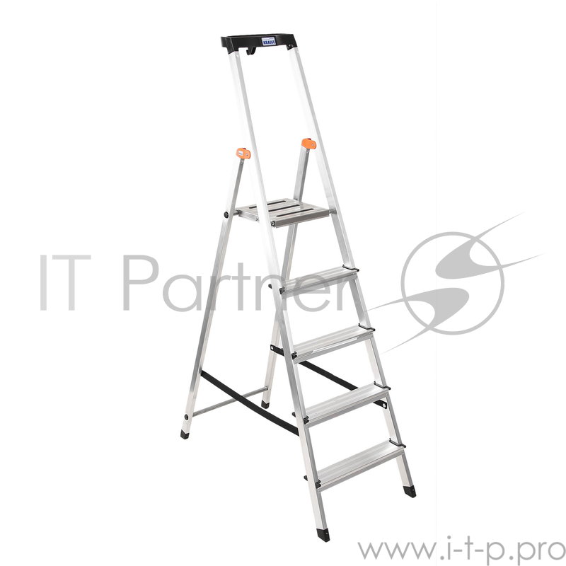 Стремянка KRAUSE SAFETY 5 ступеней раб. высота 3,05 м