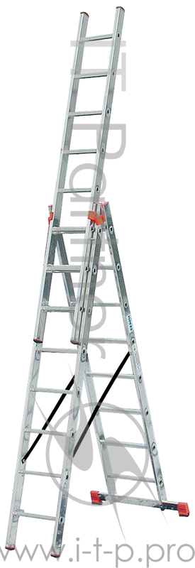 Лестница KRAUSE TRIBILO 3х8 трехсекционная 2.30м