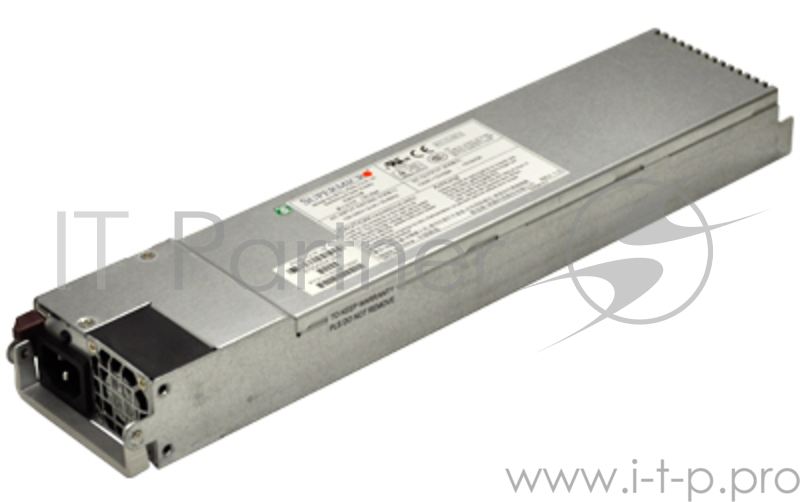 Блок питания 500Вт Supermicro PWS-501P-1R 1U