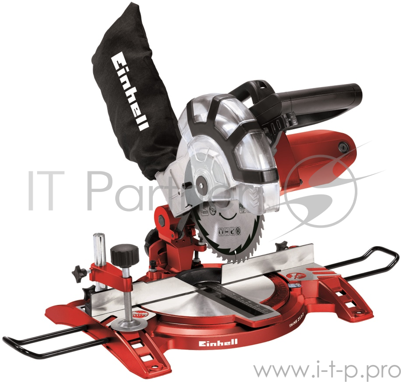 Пила торцовочная EINHELL TH-MS 2112 (4300295) 1400Вт 4600об/мин круг 210х30мм гл.пропила 55мм