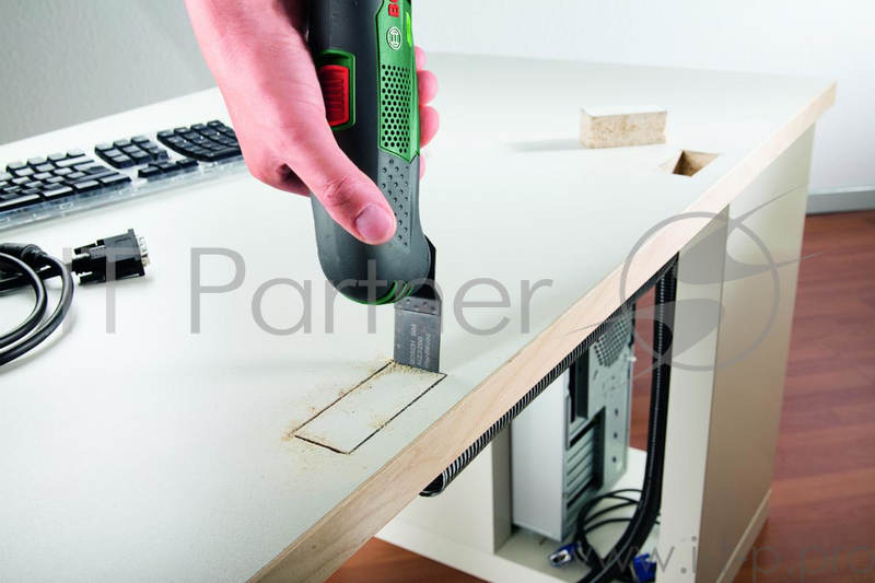 Шлифовальные машины Bosch PMF 10,8 Li 0603101922 Универсальный резак {5000 - 20000 кол./мин,10.8 В,Li-Ion,1.5 А*ч,1 акк.}