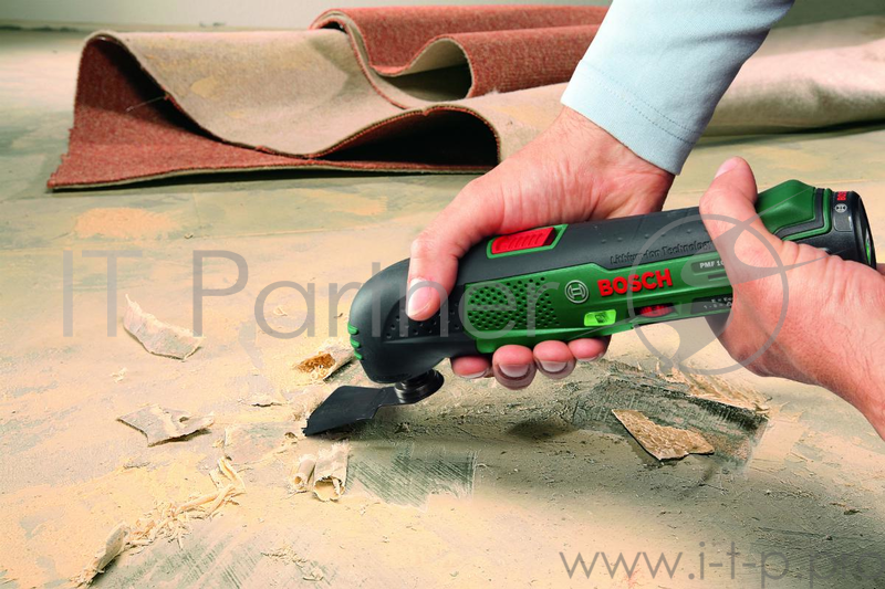 Шлифовальные машины Bosch PMF 10,8 Li 0603101922 Универсальный резак {5000 - 20000 кол./мин,10.8 В,Li-Ion,1.5 А*ч,1 акк.}