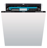 Встраиваемые посудомоечные машины Korting 82x60x58 см, 14 комплектов, 8 программ, расход 10л, цифровой дисплей, сенсорное управление, 1/2 загрузка, возможность подкл. к горячей воде,