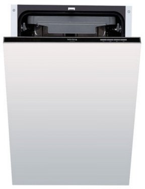 Встраиваемые посудомоечные машины Korting 82x44.8x55 см, 10 комплектов, 6 программ, расход 10л, LED индикаторы, 1/2 загрузка, возможность подкл. к горячей воде