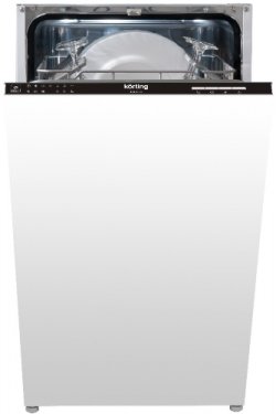 Встраиваемые посудомоечные машины Korting 82x44.5x55 см, 10 комплектов, 5 программ, расход 12л, LED индикаторы, 1/2 загрузка, возможность подкл. к горячей воде