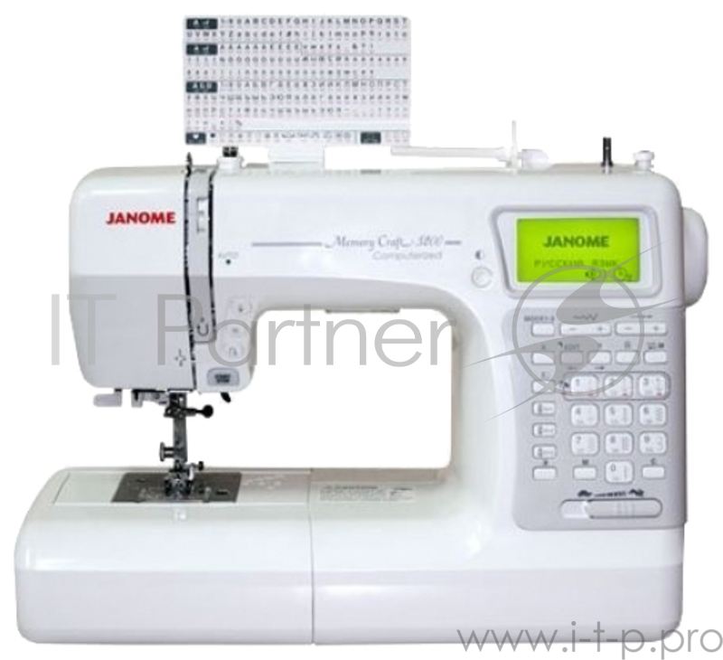 Швейная машина Janome Memory Craft 5200 HC белый