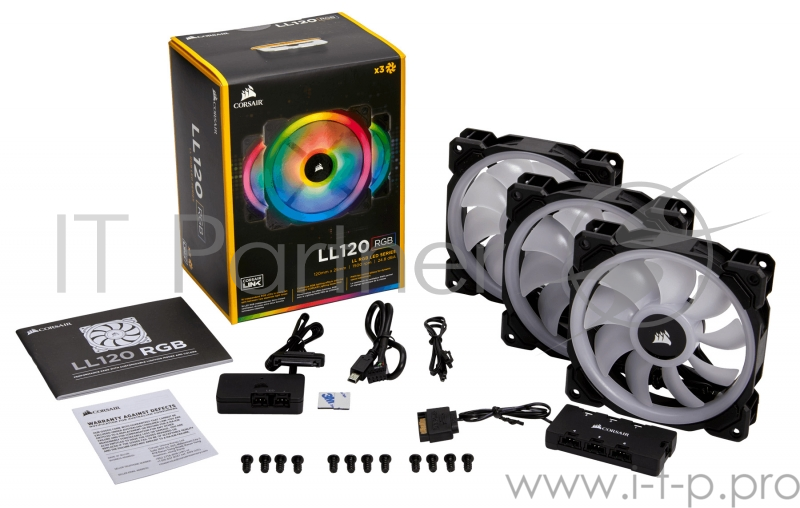 Кулер для корпуса LL120 RGB CO-9050072-WW ,RTL{10}
