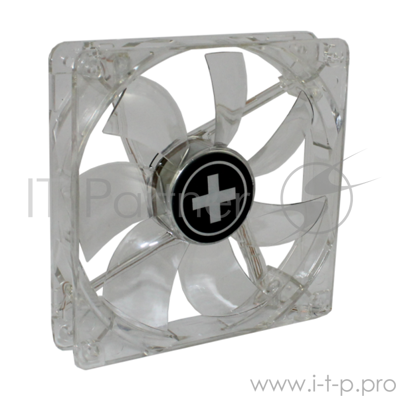 Кулер XILENCE Performance C case fan, XPF120.TR, 120mm, Hydro bearing, Small 3 PIN + Big 4 PIN, transparent red LED