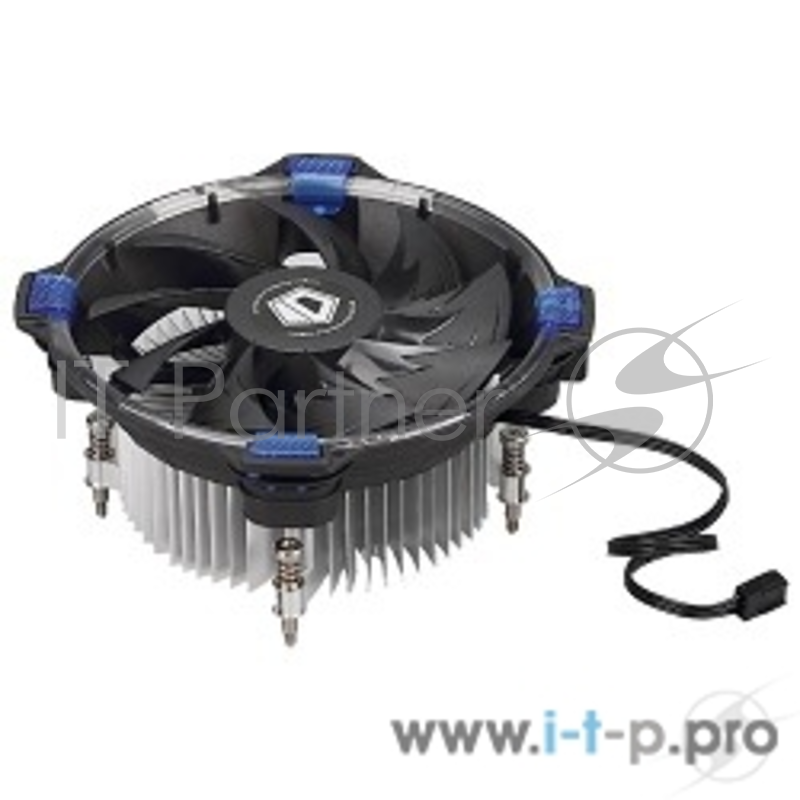 Кулер для CPU Cooler ID-Cooling DK-03 HALO LED 100W/ Blue LED /Intel 775,115*