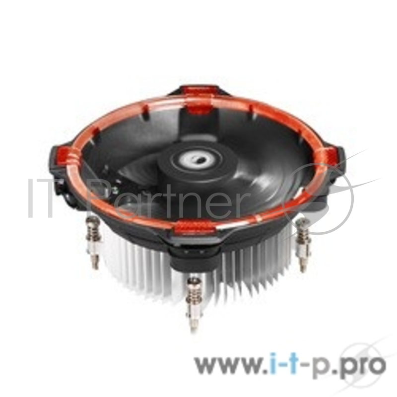 Кулер для CPU Cooler ID-Cooling DK-03 HALO LED 100W/ Red LED /Intel 775,115*