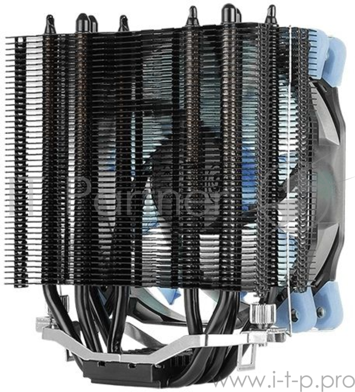 Кулер Aerocool Verkho 4 Dark Soc-FM2+/AM2+/AM3+/AM4/1150/11 4-pin 18-26dB Al+Cu 140W 678gr Ret