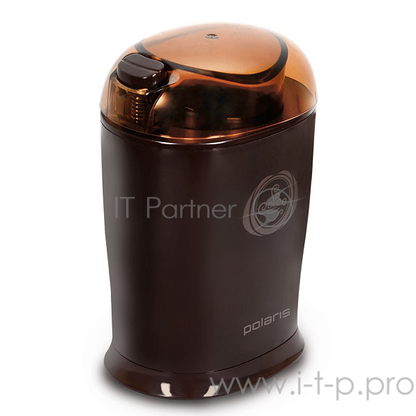Кофемолка Polaris PCG 1017 коричневый 150Вт