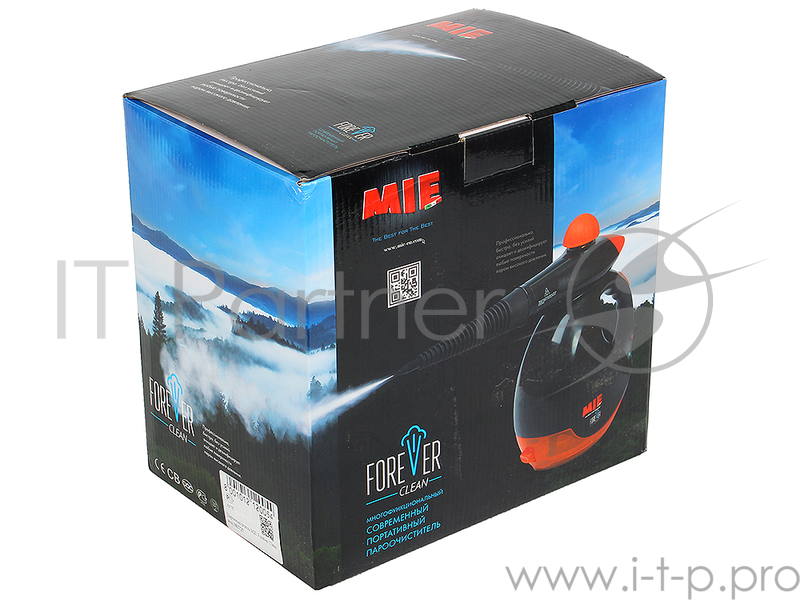 Пароочиститель MIE Forever Clean (ручной) 1200Вт, объем бака 0,48л, давление пара 4 Бар
