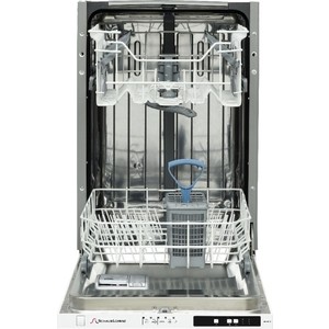 Встраиваемые ПММ шириной 45 см Schaub Lorenz 84.5x45x55 см, 10 комплектов, 5 программ, расход 11л, электронное управление, антибактериальный фильтр, верхняя корзинана EASY LIFT, защита от утечки LEAKAGE PROTECTION, таймер