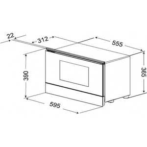 Встраиваемая микроволновая печь Kuppersberg RMW 393 C Bronze, электронное управление, 14 автоматических программ, функция запоминания для 3 режимов, 5 уровней мощности, функция автоматической и ручной разморозки, таймер на 90 минут, ка