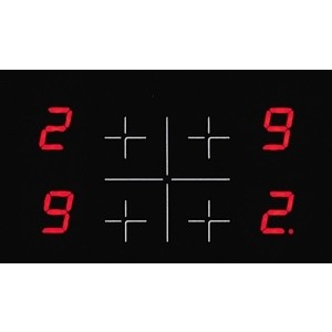 Встраиваемые электрические панели Weissgauff 60 см, стеклокерамика Vitro Ceramic Glass, сенсорное+слайдерное управление, автоотключение, индикация степени нагрева, таймер, блокировка от детей, черная