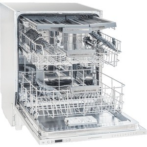 Встраиваемая посудомоечная машина Kuppersberg Посудомоечная машина полностью встраиваемая, ширина 60 см, 14 комплектов, электронное управление, цифровой дисплей, отсрочка старта, 10 программ, 3 температурных режима, Луч на полу, Multizone, функция
