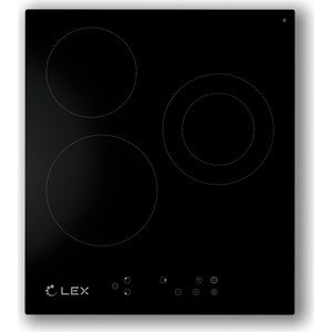 Встраиваемая электрическая варочная панель LEX EVH 431 BL 1х1200Вт 1х1800Вт 1х2000Вт