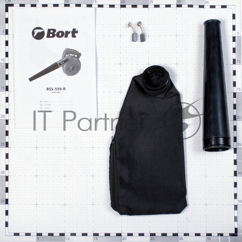 Пылесос электрический Bort BSS-550-R (Воздуходувка) (550 Вт воздуховка регулировка скорости)