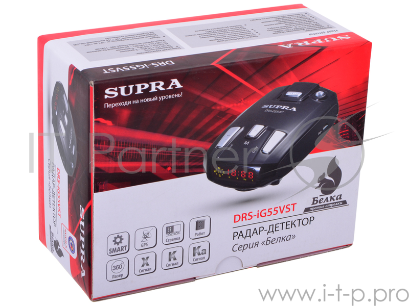 Радар-детектор Supra DRS-iG55VST