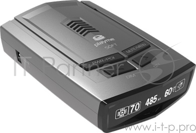 Радар-детектор PlayMe SOFT ( Сигнатурное детектирование, GPS , информативный OLED дисплей)