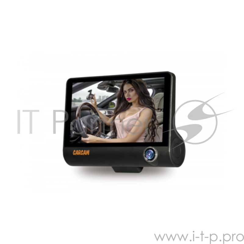 Видеорегистратор КАРКАМ D3 автомобильный, 3 камеры