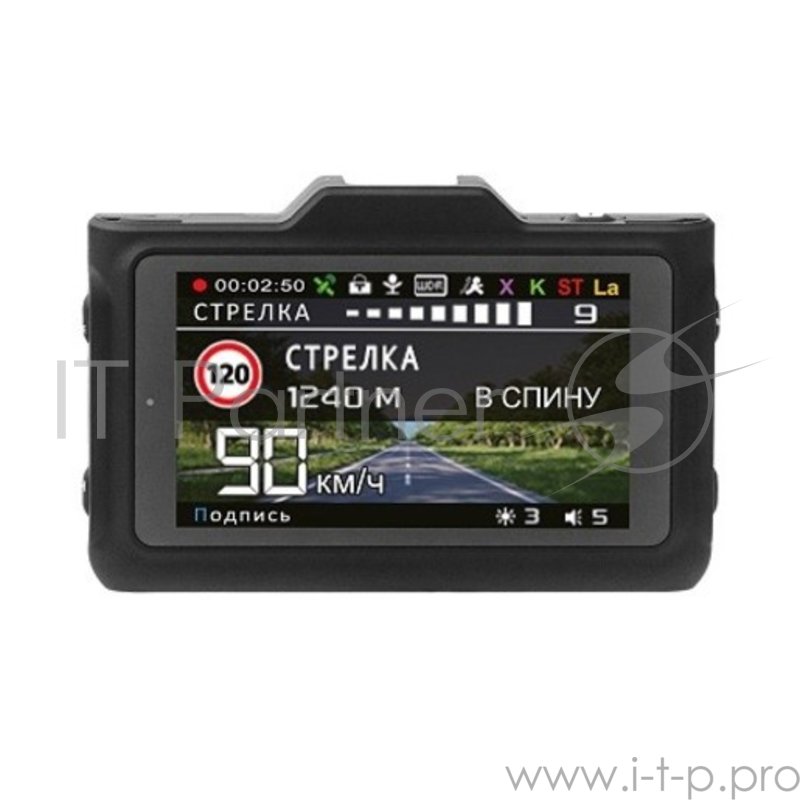 PlayMe P570SG Комбо: видеорегистратор и радар-детектор автомобильный