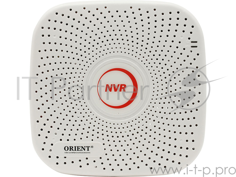 Видеорегистратор ORIENT NVR-8309/5M Для подключения 9-и IP-камер 2592x1944. Интерфейс: JACK,VGA,HDMI,2xUSB,RJ45,SATA (до 6ТБ). Запись 9x5M. Пропускная