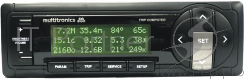 Маршрутный компьютер MULTITRONICS SL-50V дисплей цветной 2.4