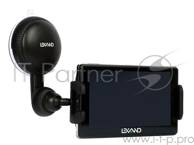 Универсальный автомобильный держатель LEXAND LМ-701 для GPS, КПК, смартфонов. MP3/MP4 плеера (с шириной от 10,5 до 14,5 см), поворот 360°