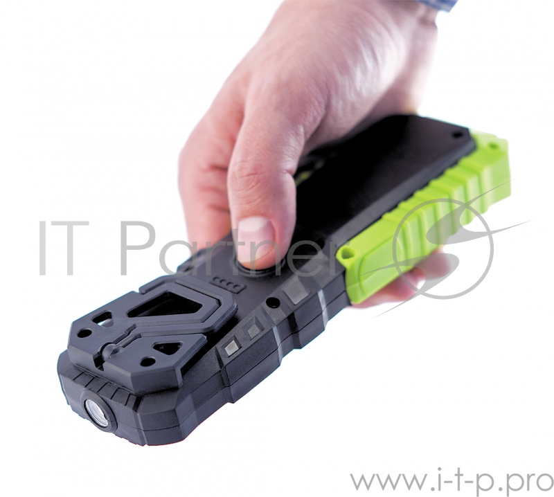 Фонарь ЯРКИЙ ЛУЧ ОPTIMUS ACCU v.2 mini многофункц. cob 240лм 3реж. магнит/крюк li-ion 2200мАч