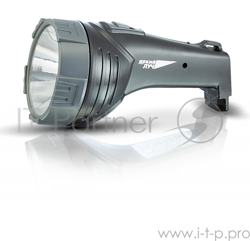 Фонарь ЯРКИЙ ЛУЧ LA-108 аккумуляторный 2режима (LED 1W/ 8LED) встр. вилка для зарядки от 220В