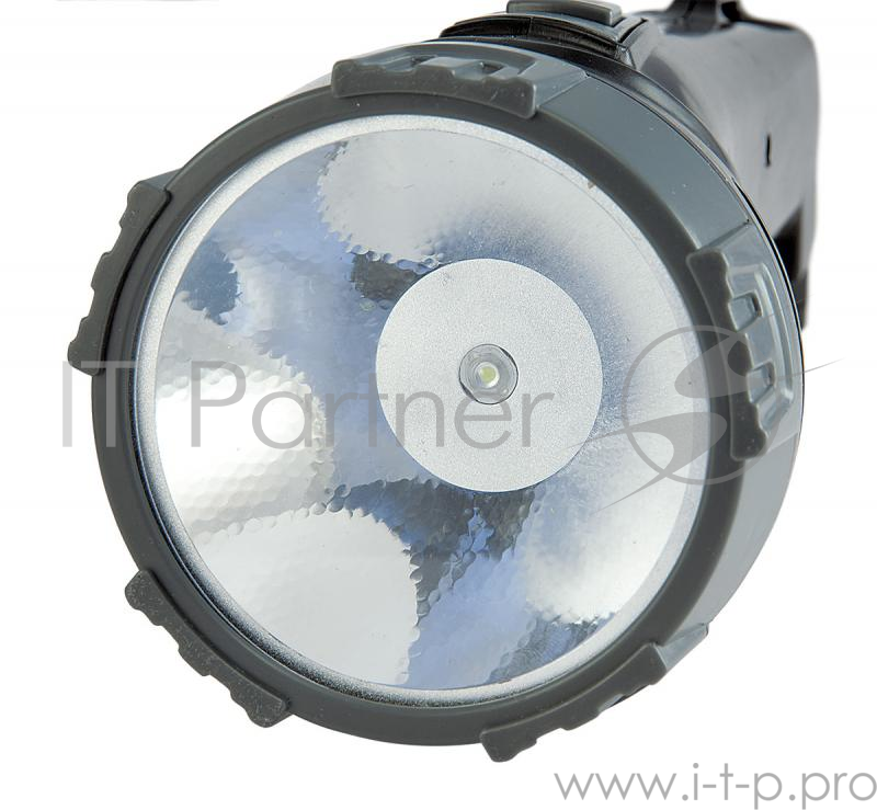 Фонарь ЯРКИЙ ЛУЧ LA-108 аккумуляторный 2режима (LED 1W/ 8LED) встр. вилка для зарядки от 220В