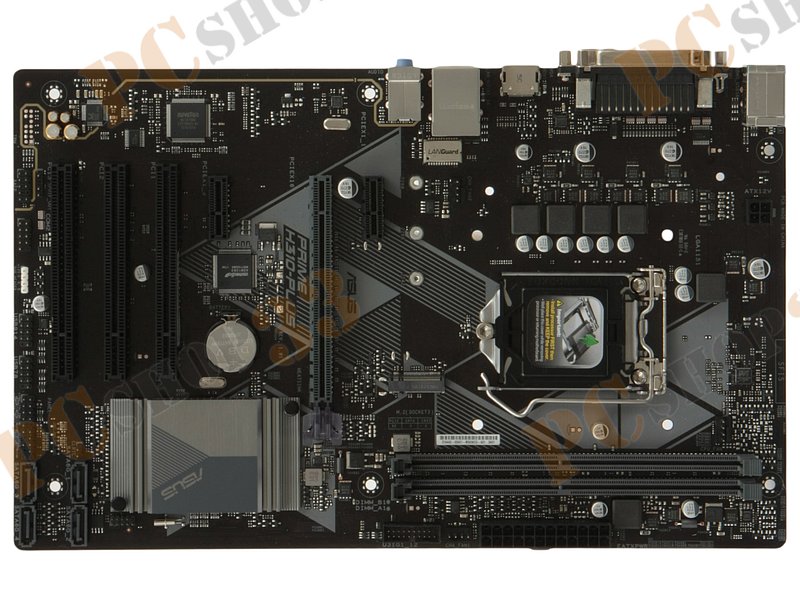 Мат. плата Socket1151 ASUS PRIME H310-PLUS (iH310, 2xDDR4, M.2, SATA III, PCI-E, D-Sub, HDMI, 1Гбит LAN, USB3.1, ATX)