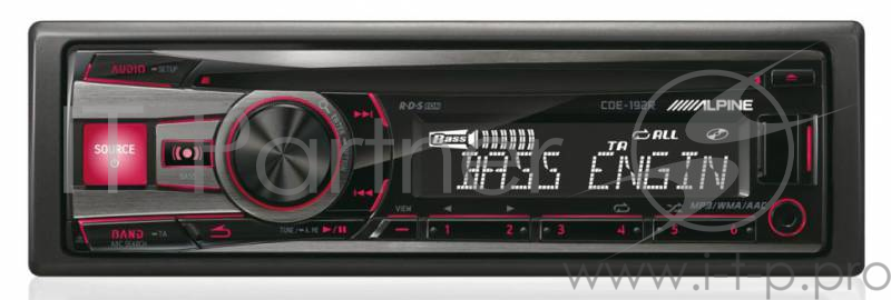 Автомагнитола CD Alpine CDE-192R 1DIN 4x50Вт
