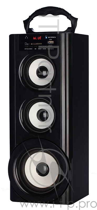 Аудиомагнитола Supra BTS-950 черный 9Вт/MP3/FM(dig)/USB/BT/SD