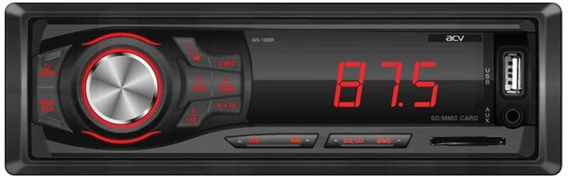 Автомагнитола ACV AVS-1508R 1DIN 4x15Вт
