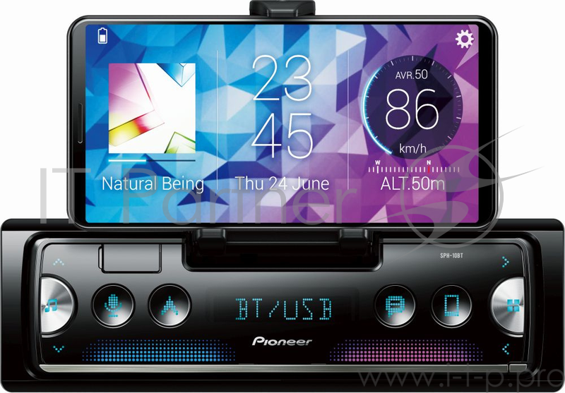 Автомагнитола Pioneer SPH-10BT 1DIN 4x50Вт