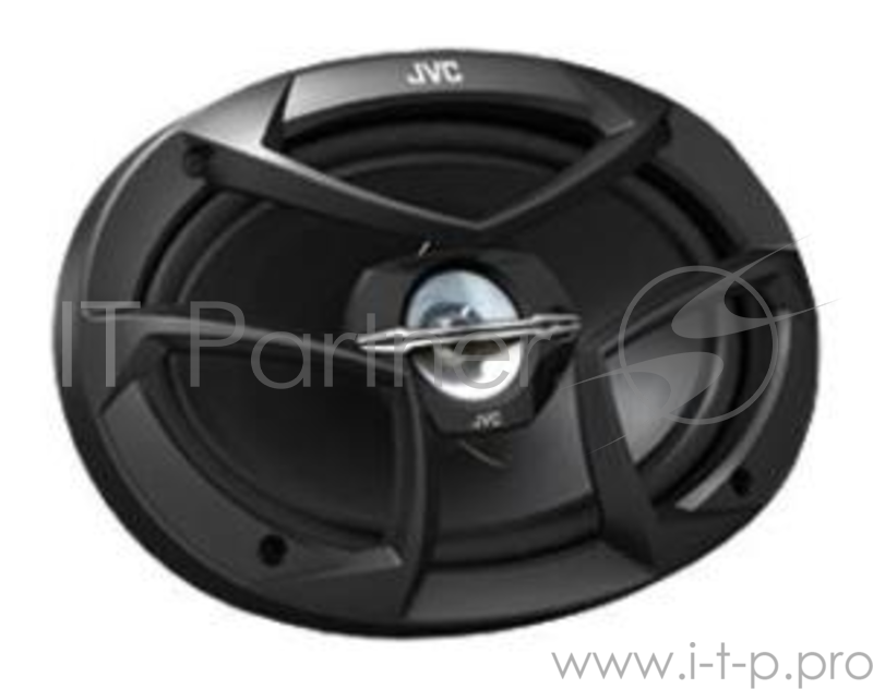 Колонки автомобильные JVC CS-J6930U(10х23 см (6х9 дюймов) 3-полосная акустика, 400 Вт макс и 45 Вт номинал, вуфер из Мика композита, поли-эфир-имидный твитер и мидбас, ферритовый и неодимовый магниты)