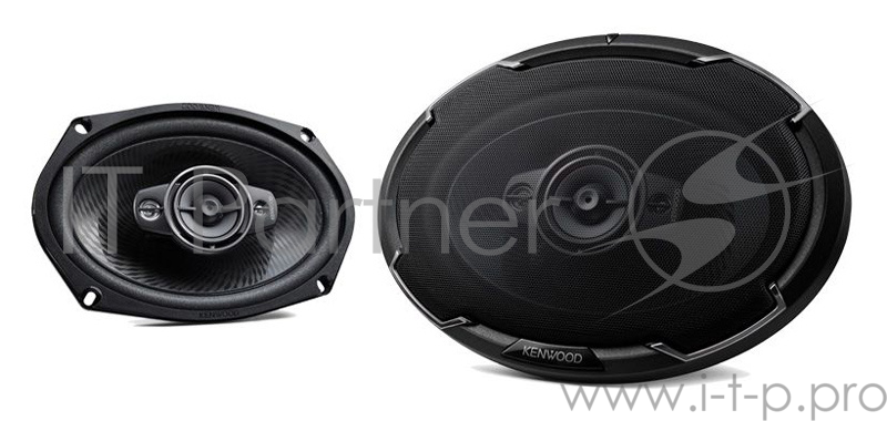Колонки автомобильные Kenwood KFC-PS6986 600Вт 88дБ 4Ом 15x23см (6x9дюйм) (ком.:2кол.) коаксиальные четырехполосные