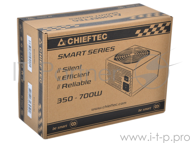 Блок питания Chieftec 450W RTL GPS-450A8 {ATX-12V V.2.3 PSU with 12 cm fan, Active PFC, fficiency >80% with power cord 230V only}